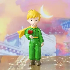 Yaratıcı küçük prens'in gülü küçük tilki-Moderna-ev masası, bu Noel'de çocuklarınızın doğum gününde küçük süs eşyaları, süs eşyaları, dekor fox toy için en çok satılan 12 ürün-no. 4