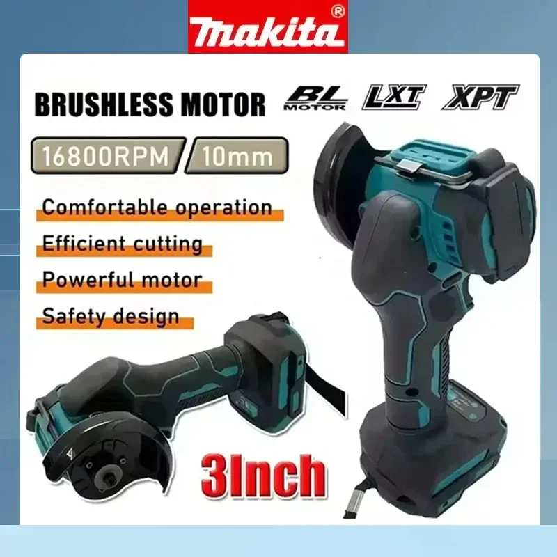 

Аккумуляторная угловая шлифмашина Makita 3 дюйма, беспроводная угловая шлифмашина 3 дюйма, электрический отрезной инструмент, циркулярная пила, электроинструмент