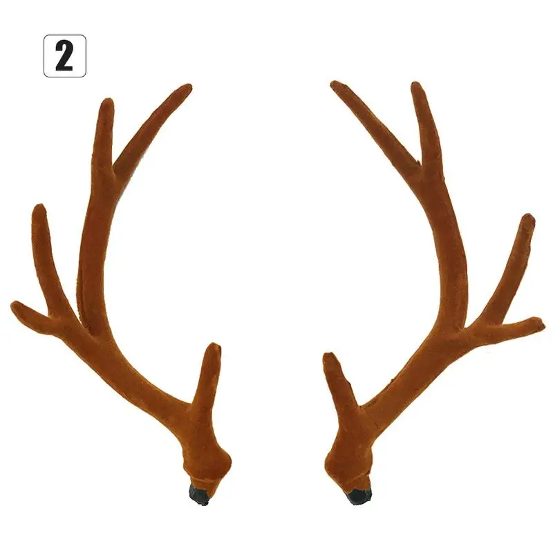 Simulation Plastic Deer Antlers Decor Cosplay Deer Antlers Artificial Deer Horn Headband DIY Accessory Halloween Props Ornament