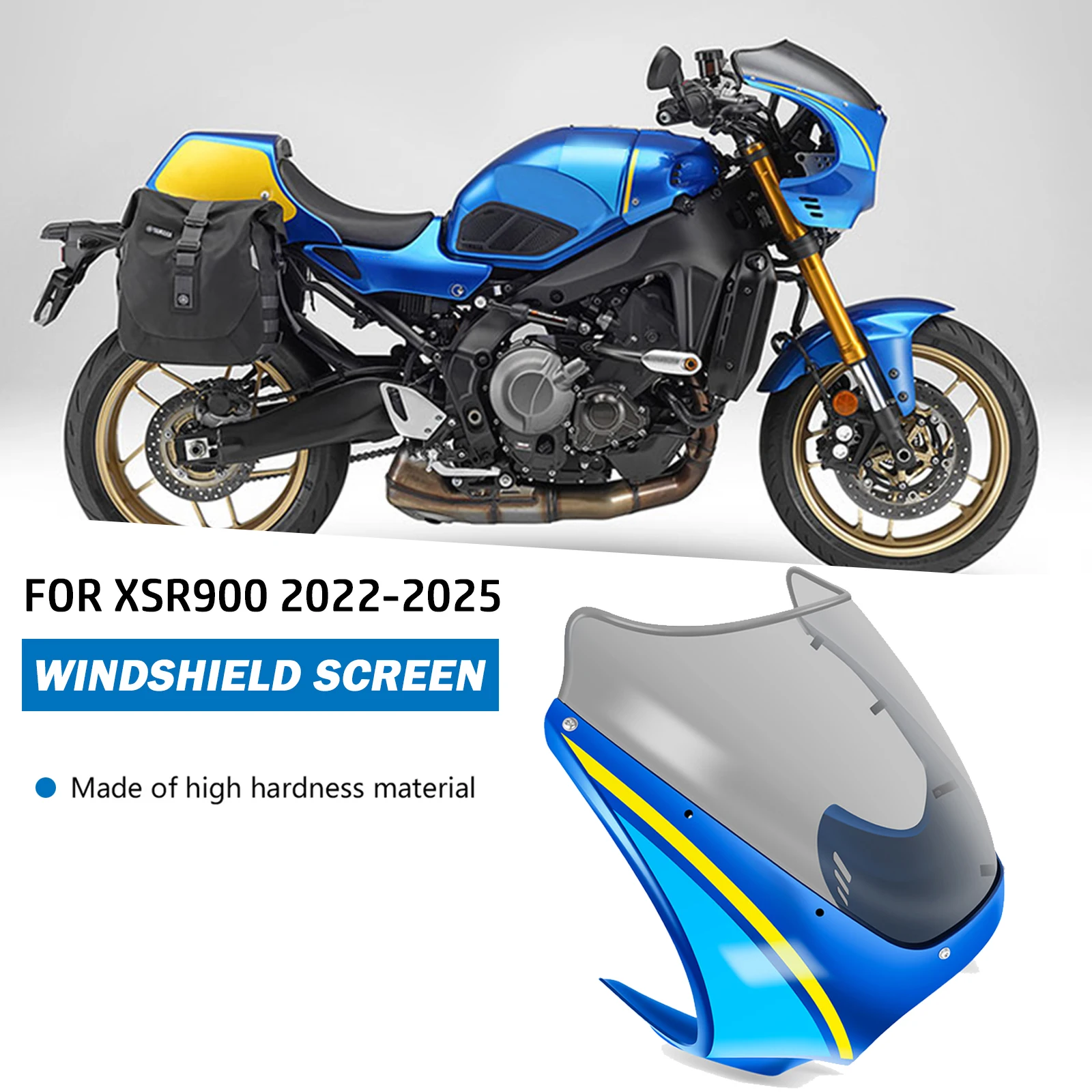 Dla XSR 900 2024 XSR900 2025 2024 2023 2022 motocykl szyba przednia szyba przednia głowica szyba przednia Fairing osłona reflektora