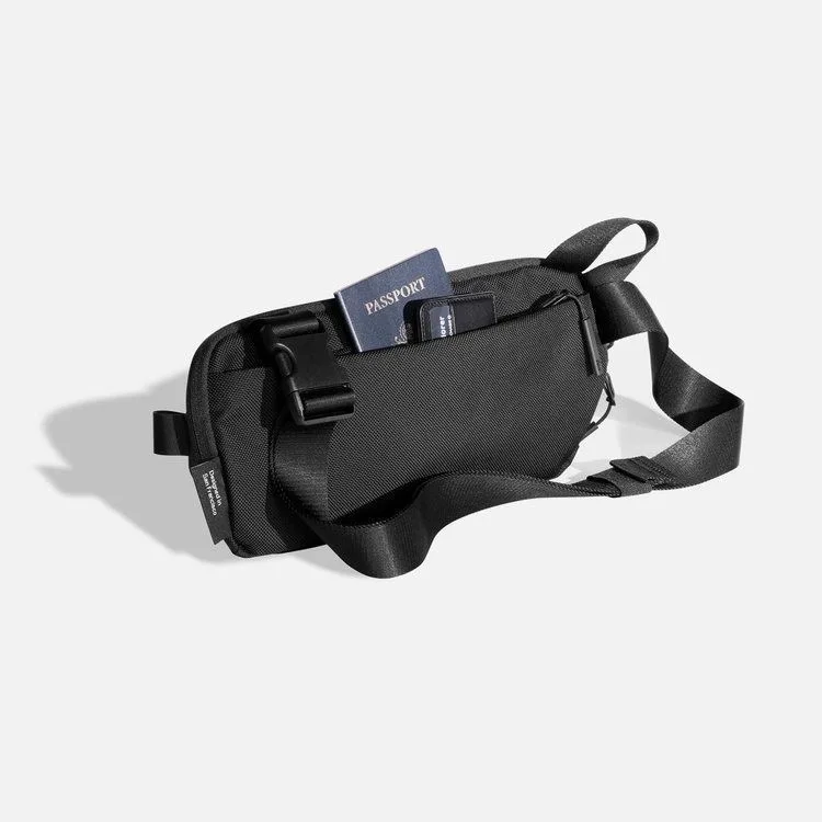Casual Nylon Chest Waist Bag Crossbody Sling Bag Stitching Line New Model Youth Leisure Handbag Square Shape Polyester Material 2