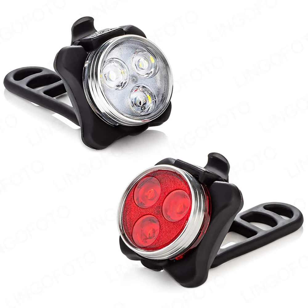 Luz Trasera para Bicicleta, Recargable por USB, Luz LED para Bicicleta, Lámpara Trasera con Clip, Luz para Bicicleta, Luz Trasera para Bicicleta