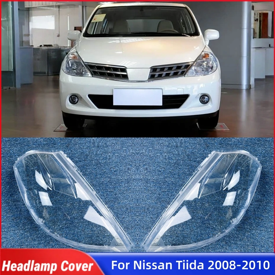 

For Nissan Tiida 2008 2009 2010 Auto Accessory Lampshades Lamp Headlights Lamp Lens Car Front Headlight Lens Cover Lights Shell