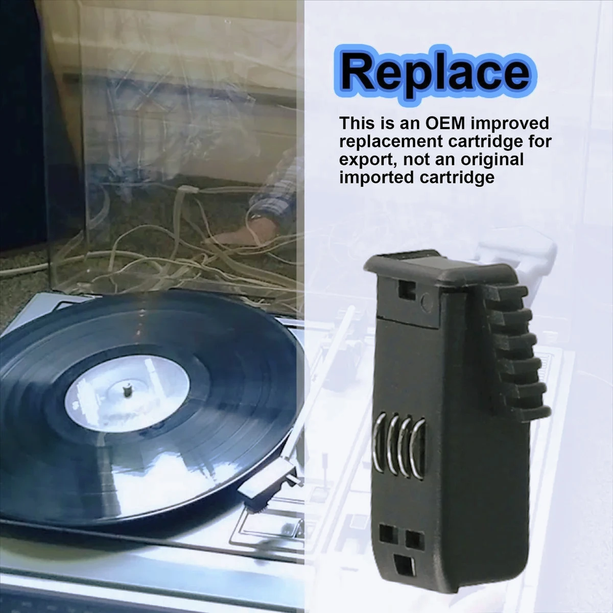 Record Player Needle - Agulha de Substituição AZ para Toca-Discos