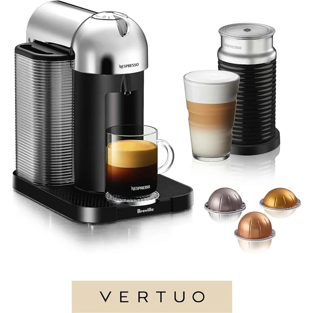 

Кофемашина Nespresso Vertuo от Breville, 5 чашек, хромированная