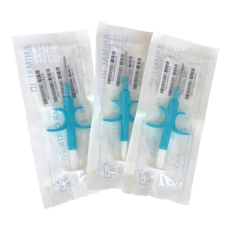 

Free ship 10pcs 1.4x8mm 134.2KHz dog RFID Glass Chip For Cow Cat dog Pet Identification/Tracking Microchip Animal Id Injector Id