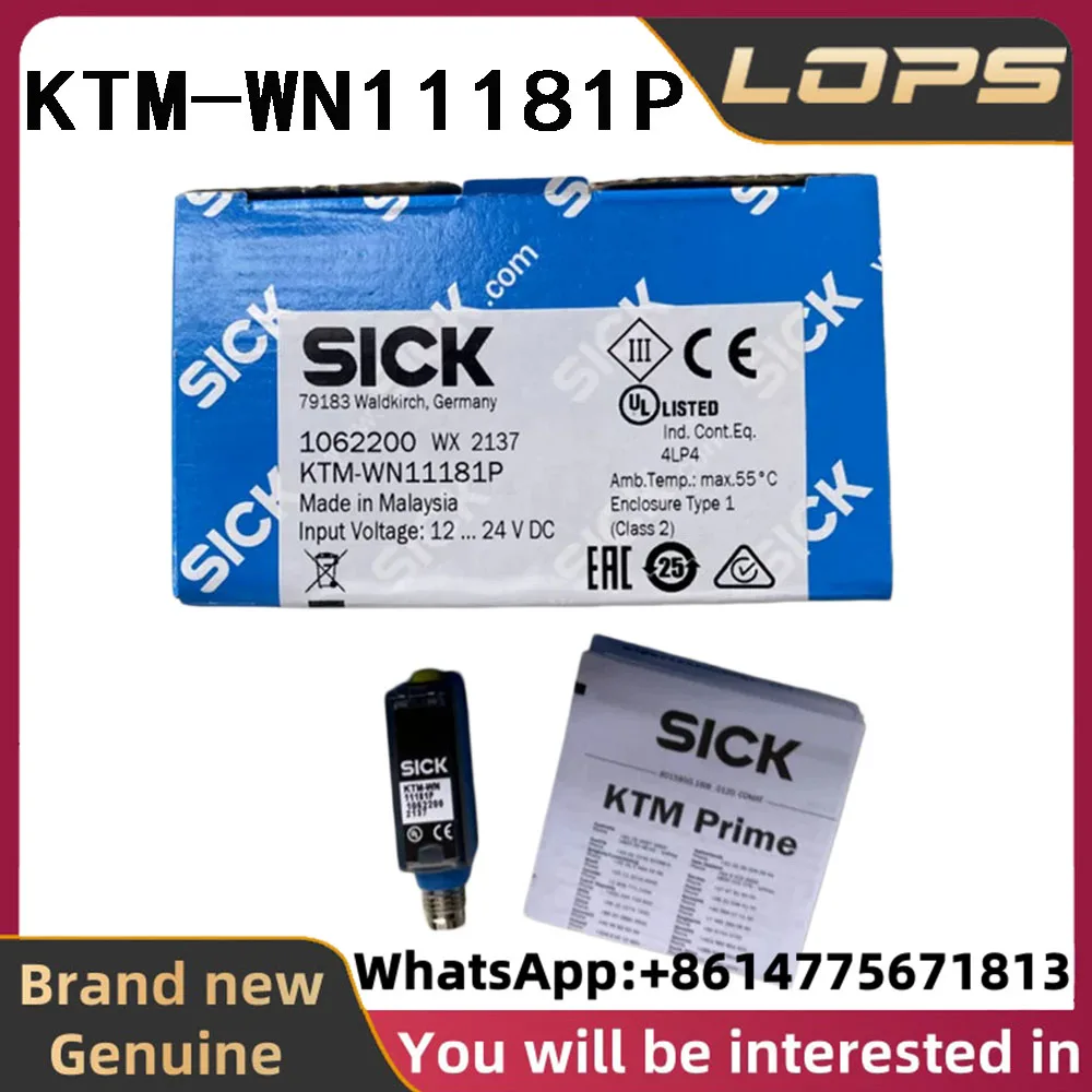 KTM-WN11181P Brand new original SICK color sensor, order number 1062200, welcome to consult