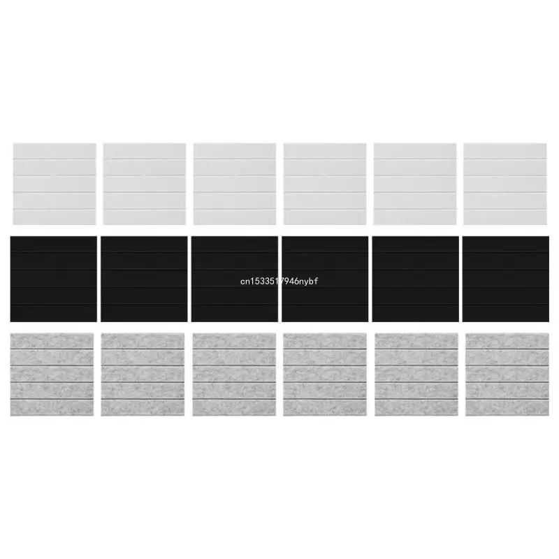 

Set of 12 Self Adhesive Acoustic Foam Panels Sound Dampening Wall Decors Suitable for Recording Studios and Classrooms Dropship