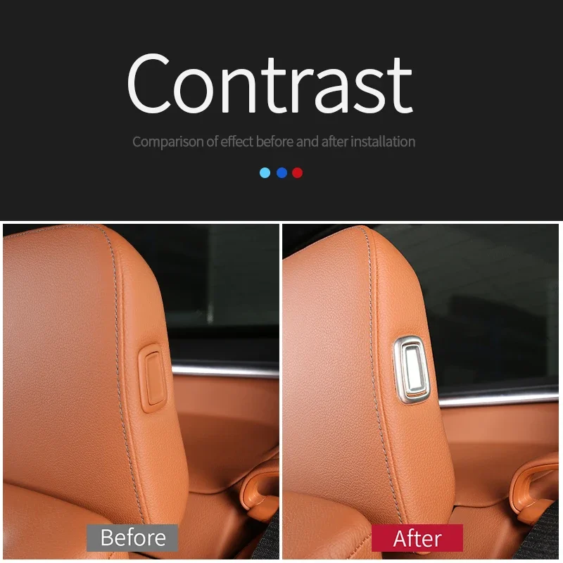 Headrest buttons for Mercedes w223 S  class 2021~2025 covers trim benz s w223 S400 S450 S550 S480 amg supplies accessories