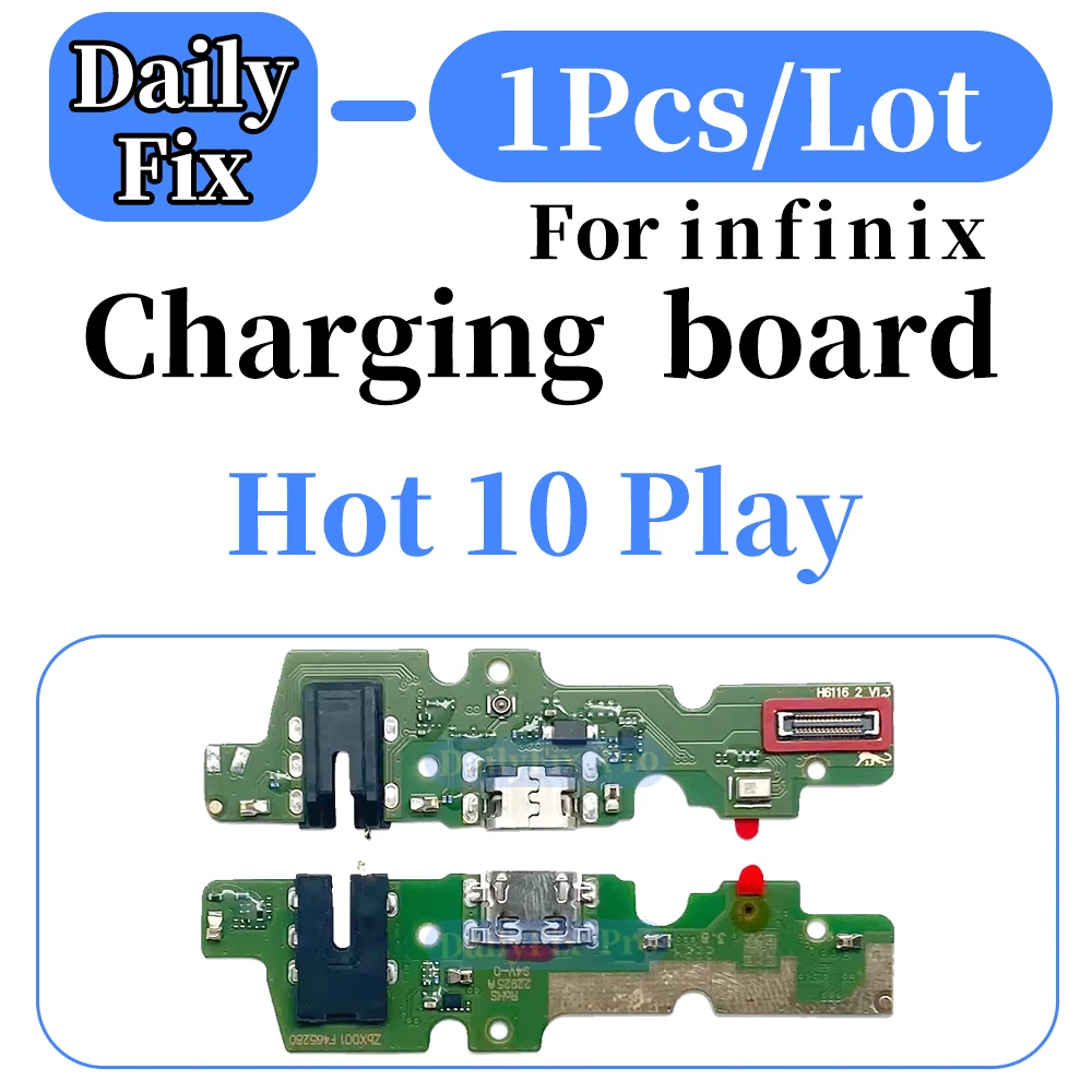 Suitable for Infinix Hot 10 Play phone bottom charging board USB port replacement repair