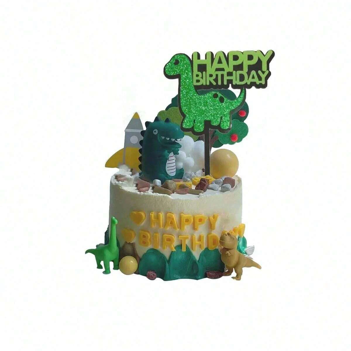 Dinosaurier Thema Party Dinosaurier Geburtstags torte Topper Dschungel Safari Party Dinosaurier Kuchen Dekor Jurassic World Party Dekor ﻿ – Detail 2