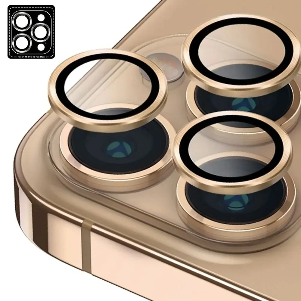 

For IPhone 16 Pro Max Desert Titanium Camera Protectcor Tempered Glass For IPhone 15 Pro Max 15 16 Pro 8K Luxury Lens Protector
