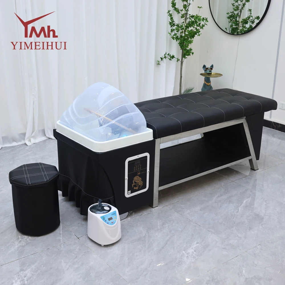 Salon Furniture Hair Washing Massage Chair Thai Shampoo Bed Spa Head Water Therapy Shampoo Bed - Image 3