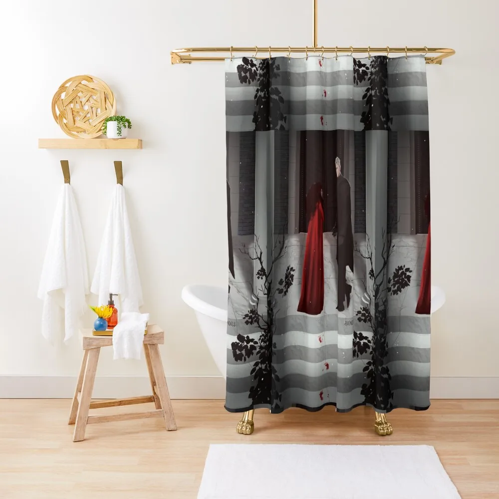 

Занавеска для душа со ступеньками, водонепроницаемая занавеска для душа в ванной, наборы для душа для ванной комнаты, забавная занавеска в ванной комнате