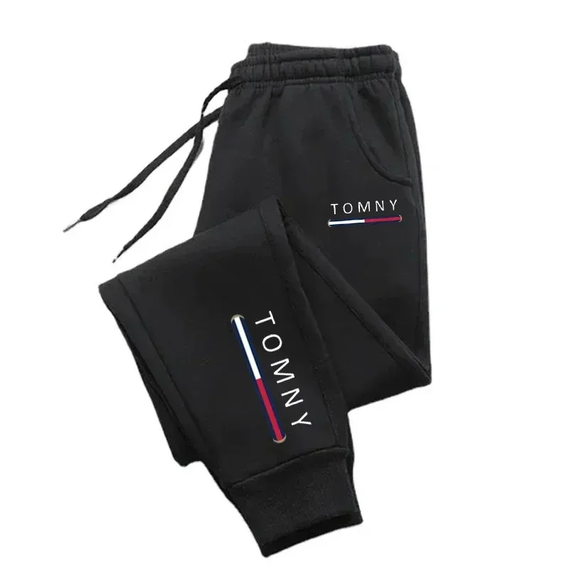 Pantalones deportivos informales para hombre, para las cuatro estaciones, pantalones de moda urbana, pantalones deportivos populares de alta calidad con estampado para el hogar y exteriores