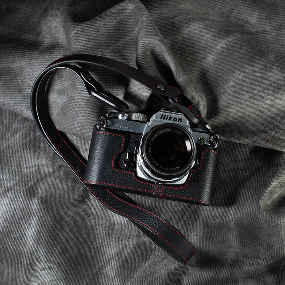 Genuine Leather Half Case For Nikon F2 FM3A FE F2AS F2S F2A FM