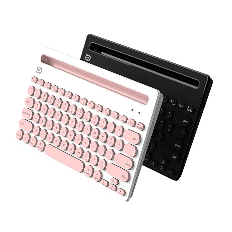 Wireless Bluetooth Keyboard - Multi-System Compatible, Mini, Lightweight & Portable