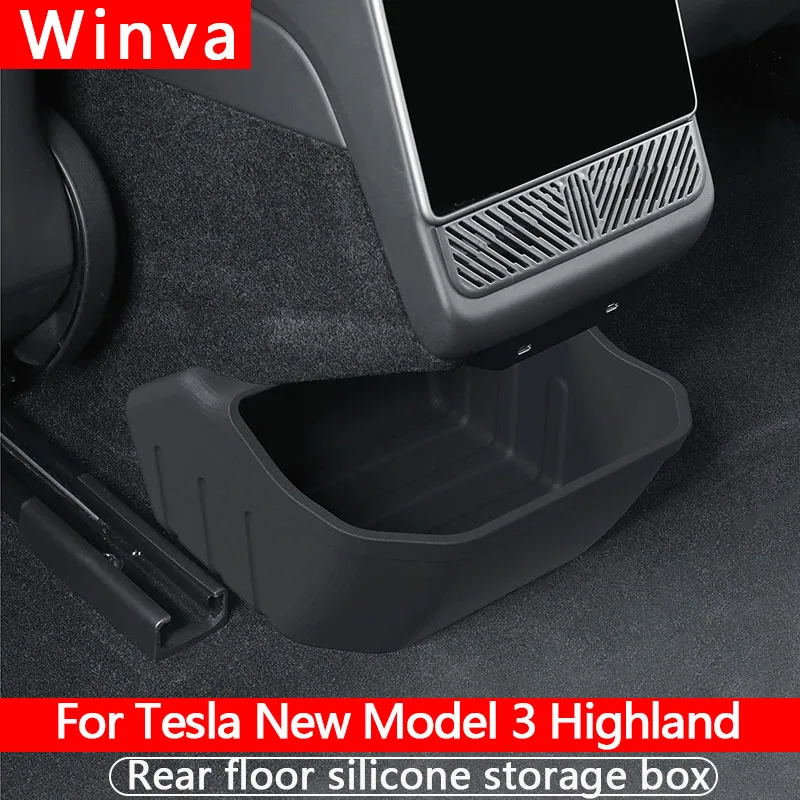

Для Tesla Model 3 2024+ Highland ящик для хранения заднего сиденья ниже заднего воздуховыпускного отверстия органайзер на заднее сиденье лоток автомобильные аксессуары ﻿