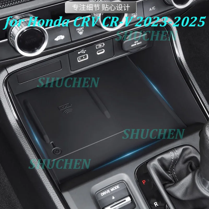 

Car Wireless Charging Silicone Pad for Honda CRV CR-V 2023-2025 Central Console Anti-slip Protective Mat Interior Accessories