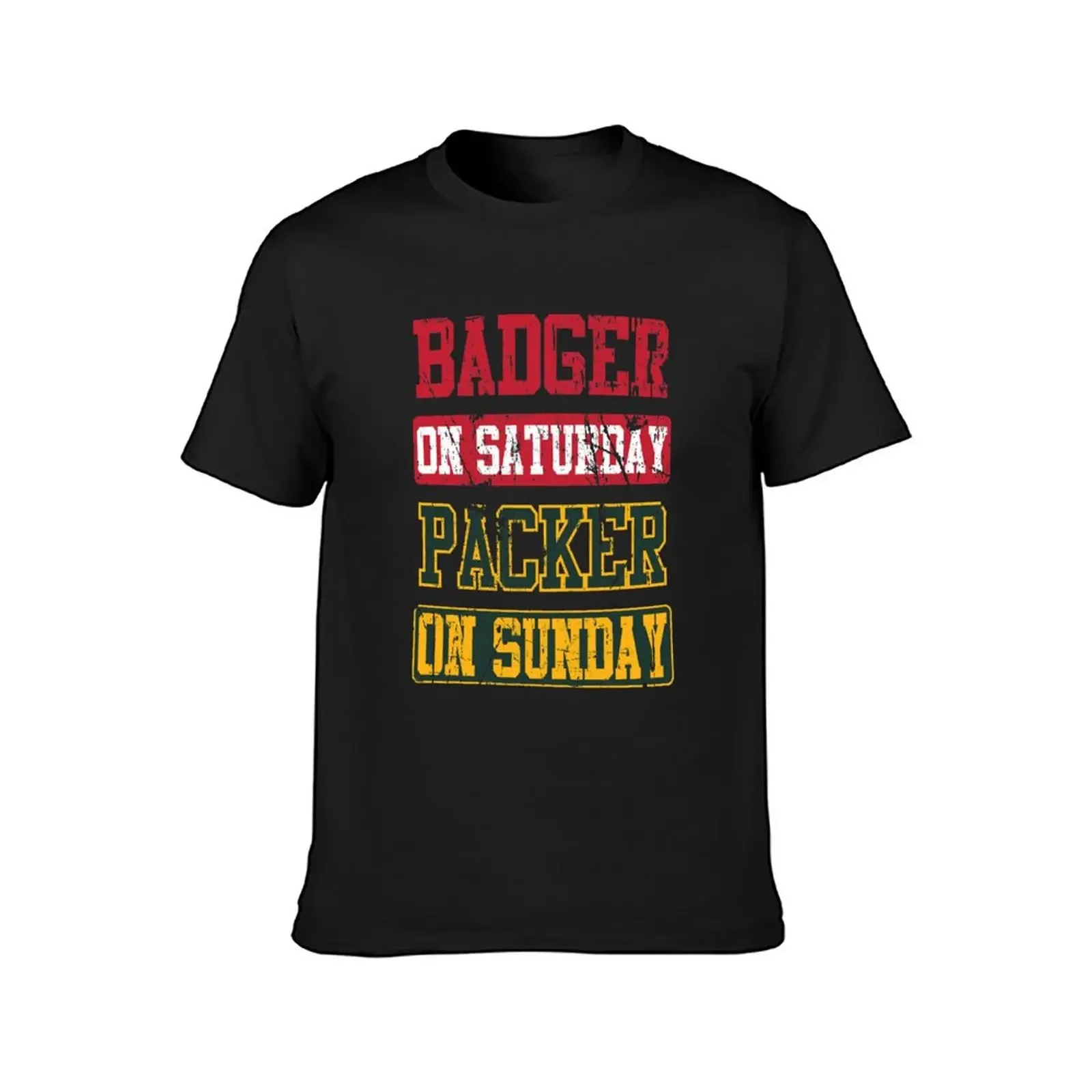 Badger On Saturday Packer On Sunday Men Gifts T-Shirt new edition men t shirts high quality