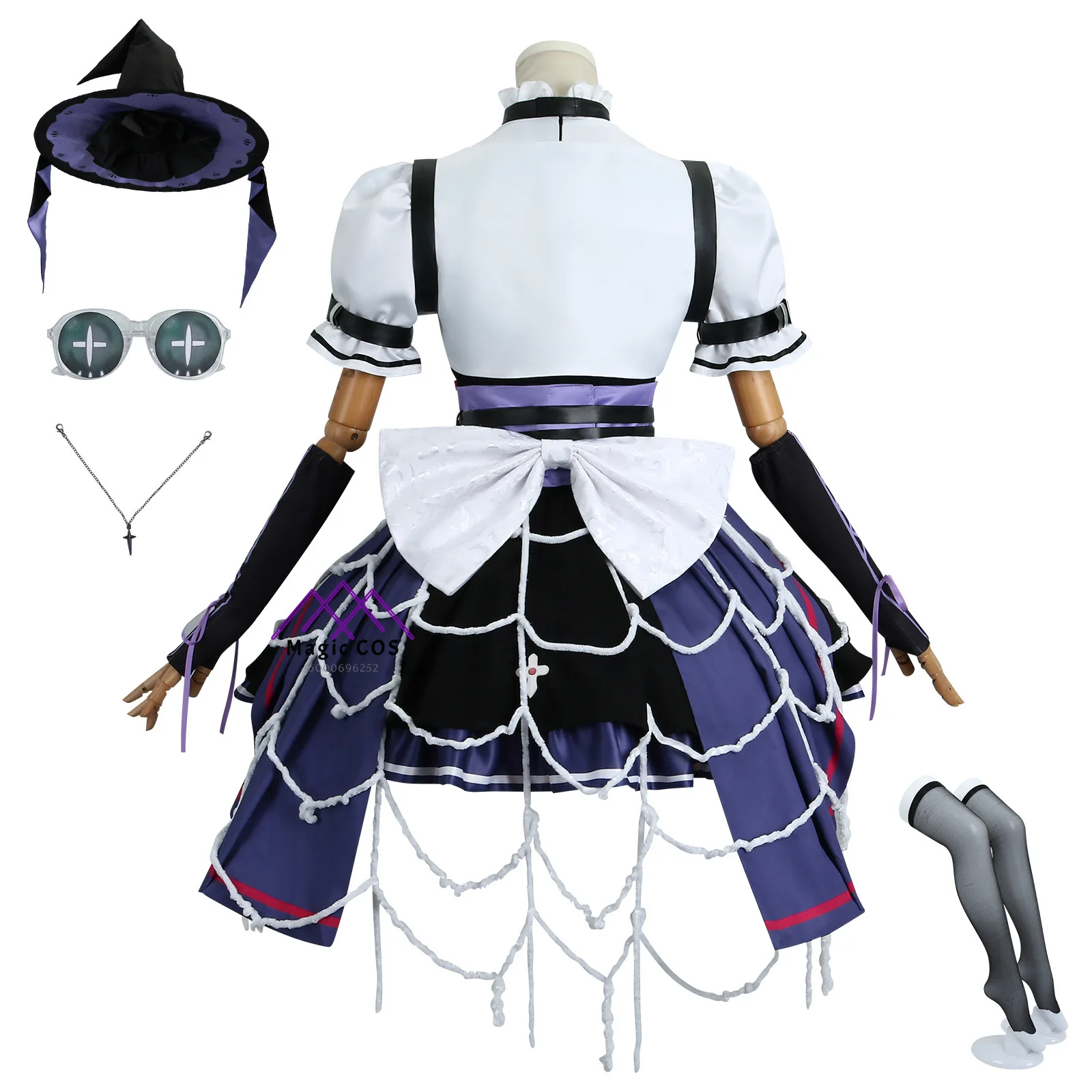 الهوية الخامس البستاني تأثيري حلي "الحفلة اليابانية" البوليستر كعكة ثوب عالية الجودة أنيمي الزي للنساء كوميك كون الطرف