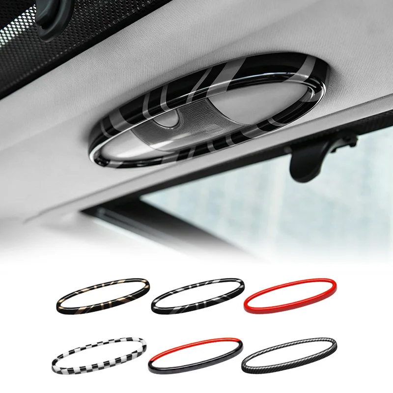 Custom Rear Reading Light Frames Decorative Stickers Car Interior Accessories Anti Scratch Cover For MINI Cooper R50 R52 R53 New