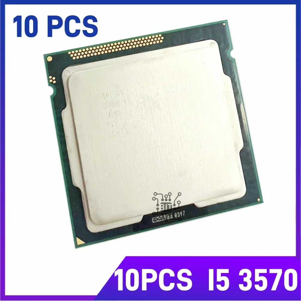 10PCS i5 3570 Processor Quad Core 3.4Ghz L3=6M 77W Socket LGA 1155 Desktop CPU  I5-3570