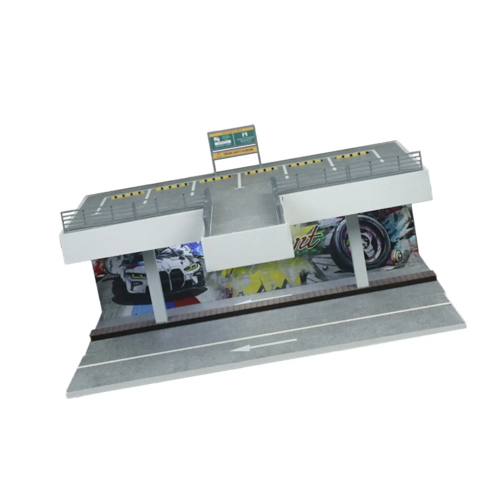 

2 Layer Open Air Parking Lot Model 1/64 Scale for Alloy Car Model Collectors