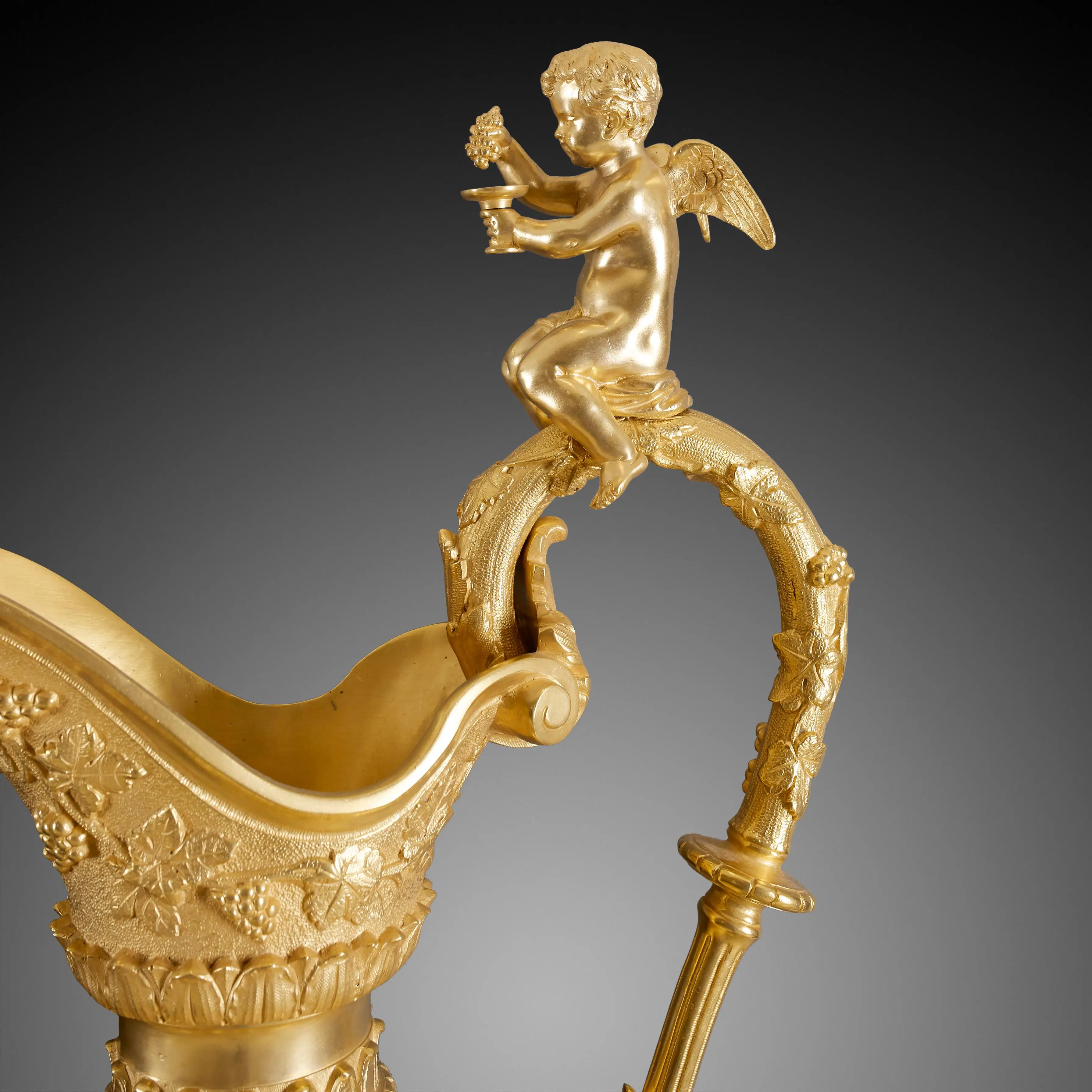 مزهرية الملكيت مع زخرفة نحاسية لتزيين المنزل #6