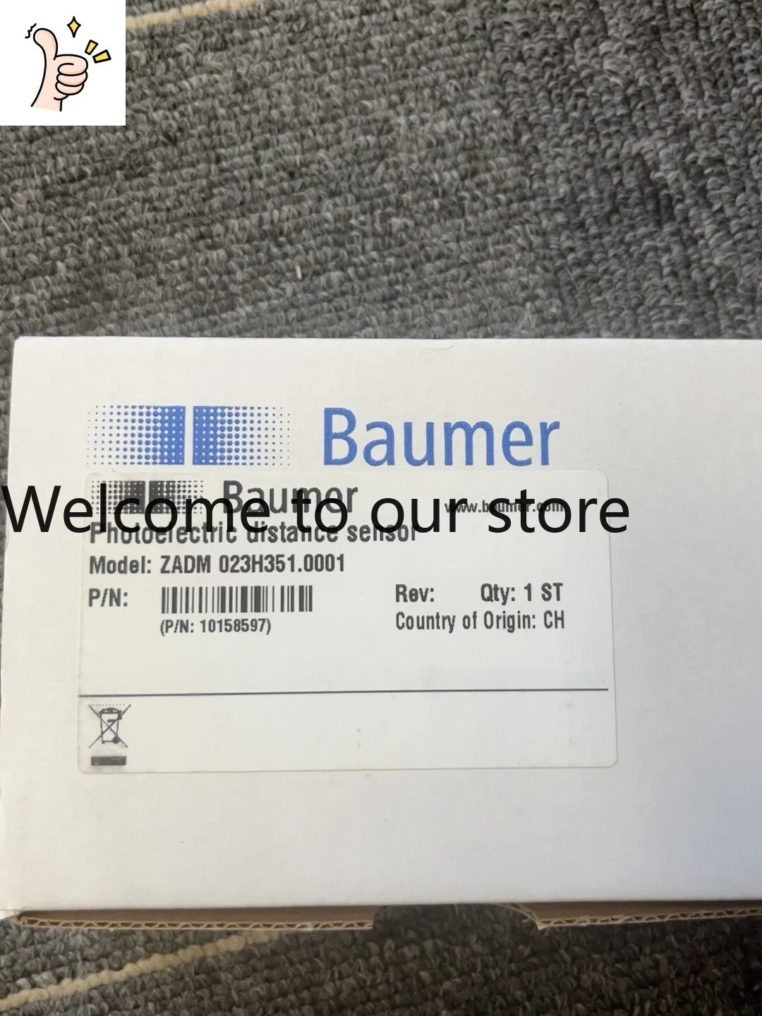 Switzerland Baumer ZADM 023H351.0001 Photoelectric Transmission