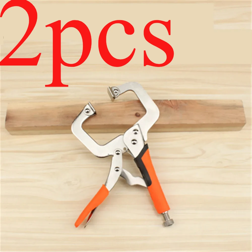 2pcs for 11 Inch Quick Pliers C Type D Type Pliers Crimping Pliers Square Mouth Vigorously Clamp