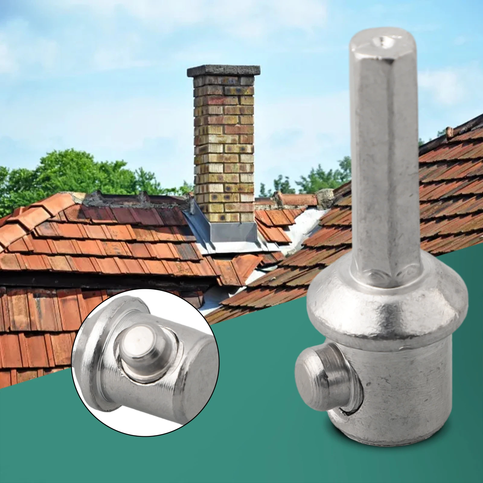1 buah adaptor bor untuk pembersih cerobong asap sikat perapian Sweep Sweep Whip Cleaner aksesori alat pembersih rumah