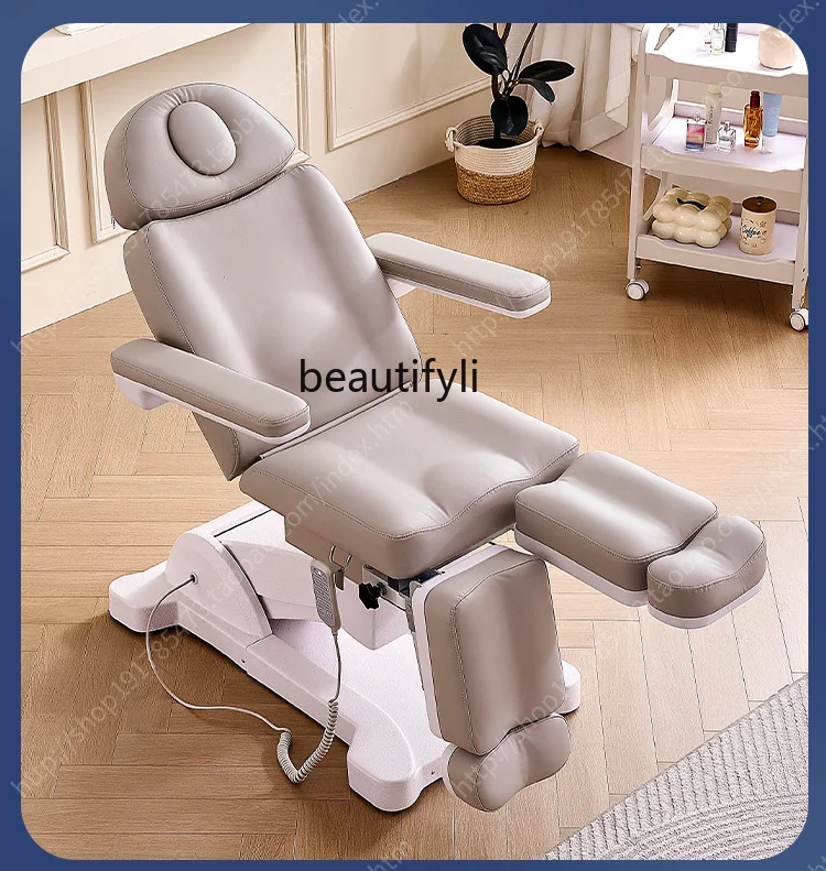 Electric Beauty Bed Body Tattoo Foot Bath Chair Automatic Lifting Heating Tattoo Beauty Salon