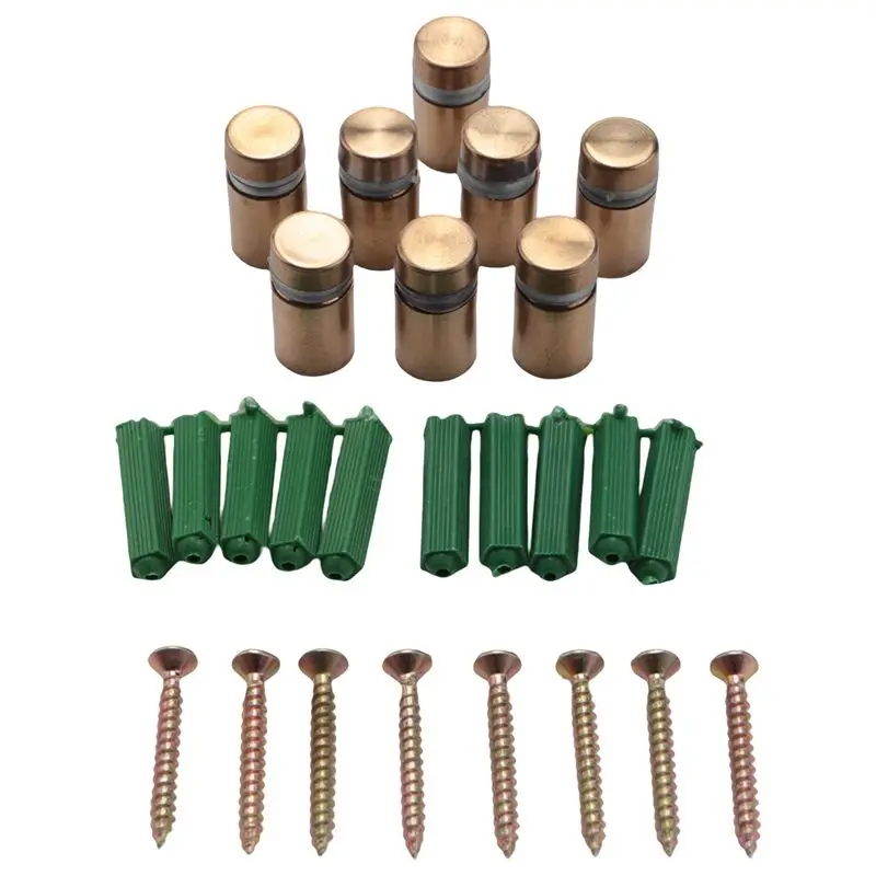 ABGE-24 Sets Standoff Screws Advertising Nail Standoff Wall Mounting Hardware For Hanging Acrylic Picture Frame (12 X 20Mm)