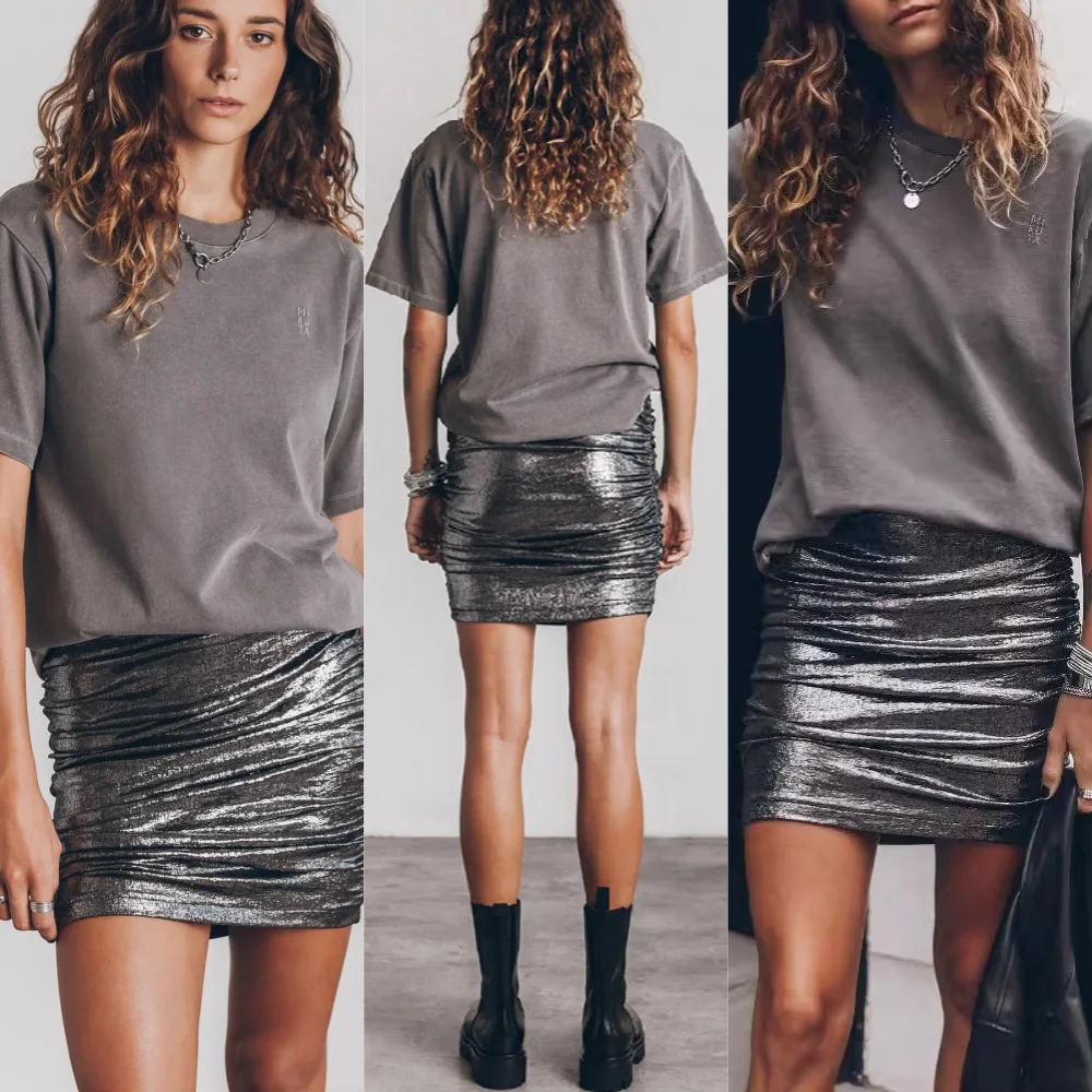 

Women's Slim Fit Elastic Half Skirts 2023 New Autumn Fashion Wrap Hip Skirt Women Casual Street Trend Wear