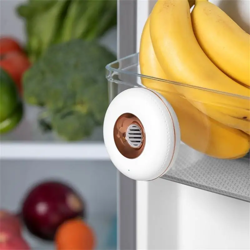 27RB USB ثلاجة مزيل الروائح الكسرية قابلة لإعادة شحن الأوزون حارس مراجعة العرق