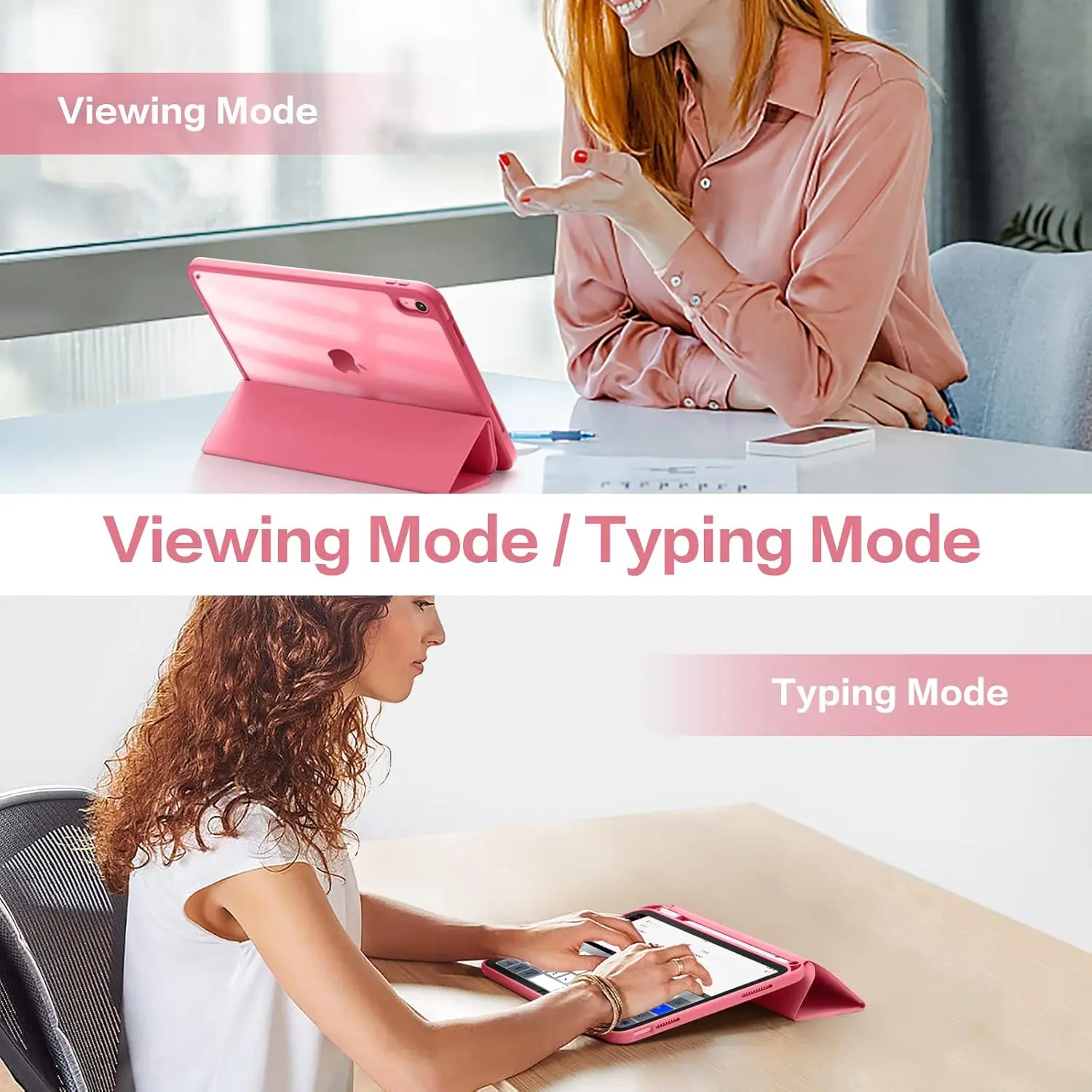 iPad (A16) 第11世代ケース 11インチ 2025年、iPad 第10世代ケース 10.9インチ 2022年用 ペンシルホルダー、自動スリープ/ウェイク機能付き