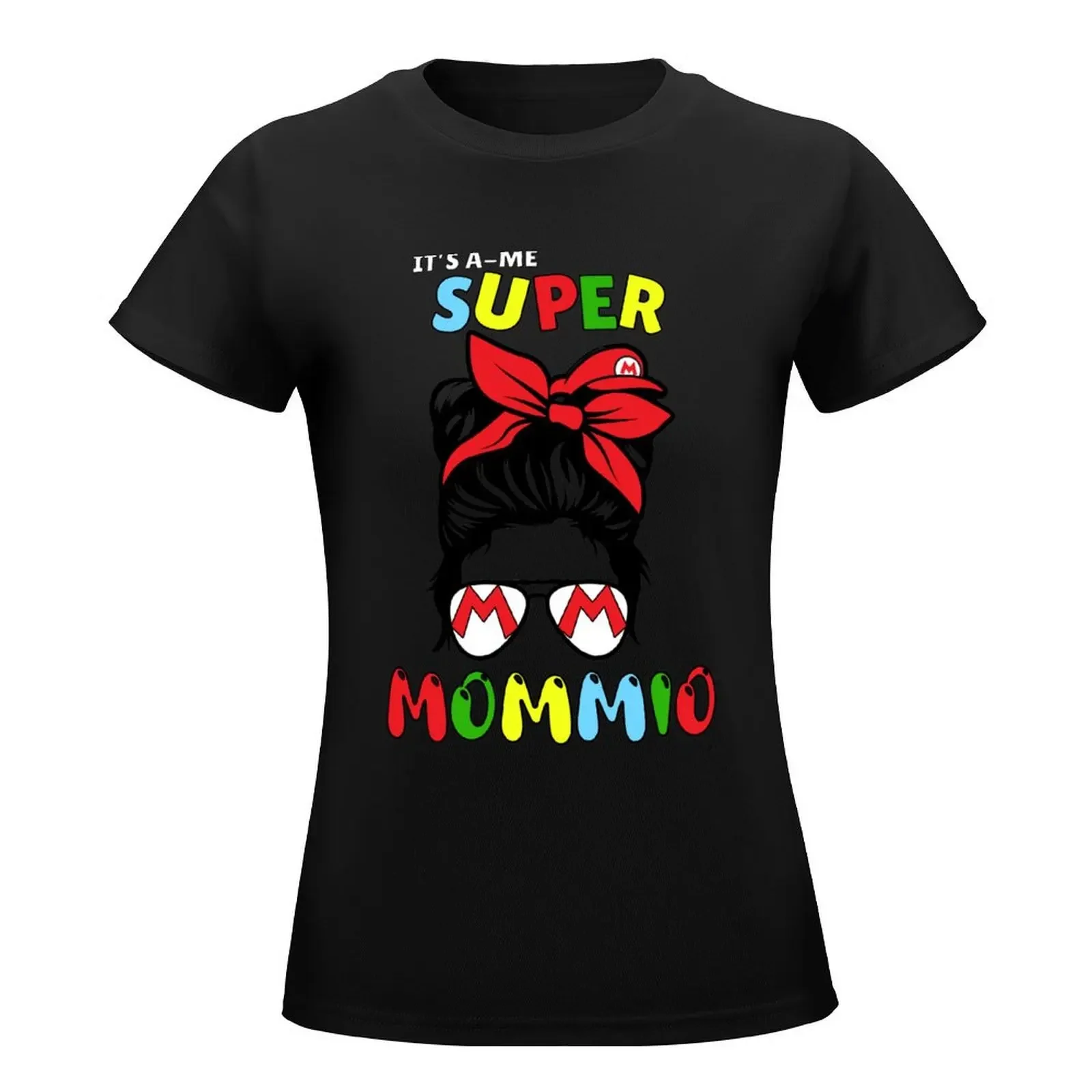 Super Mommio Funny Video Gaming for Mom Mother's Tee T-Shirt Female clothing korean fashion female western t shirts for Women