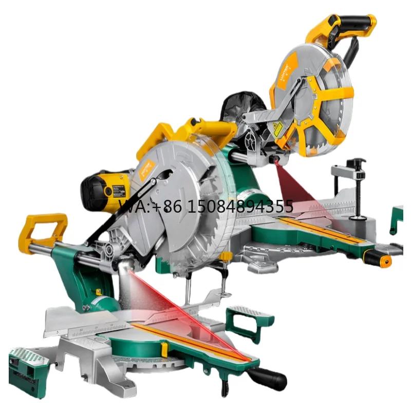 New Aluminium Cutting Bench Top Compound Miter Saw with Induction Motor for Woodworking