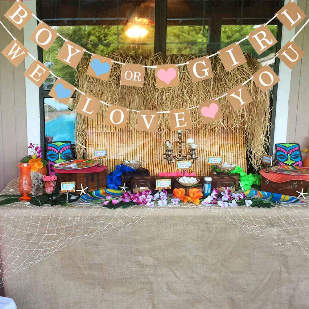 

Retro Pull Flag Decoration Garland Decorations Birthday Banner Bunting Welcome