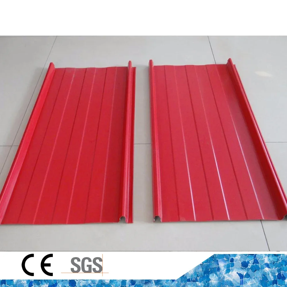 Snap Lock draagbare staande naad metalen dakbedekking machine