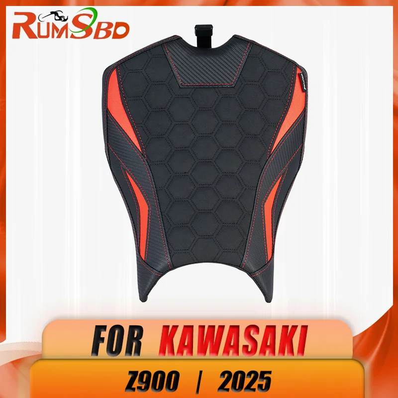 

For Kawasaki Z900 2025 Front Solo Seat Cover Thicken Leather Rear Cushion Pad for Comfortable Riding Experience