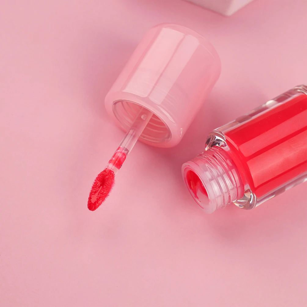 

5ml Lip Gloss Custom Logo Pigment Glossy Waterproof Long Lasting Moisturizing Private Label Makeup Wholesale Transparent Box