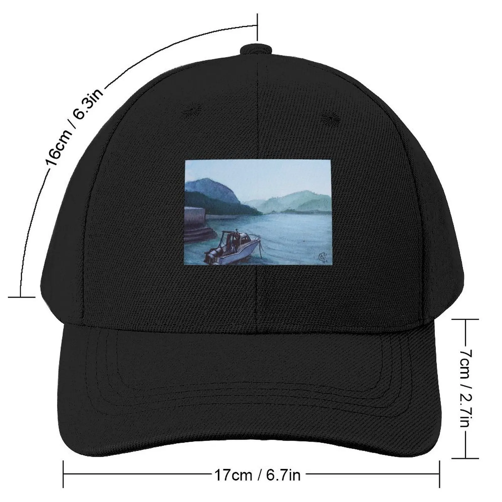 Miyajima Seascape Baseball Cap Vintage Sunhat Custom Cap Men's Baseball Women's