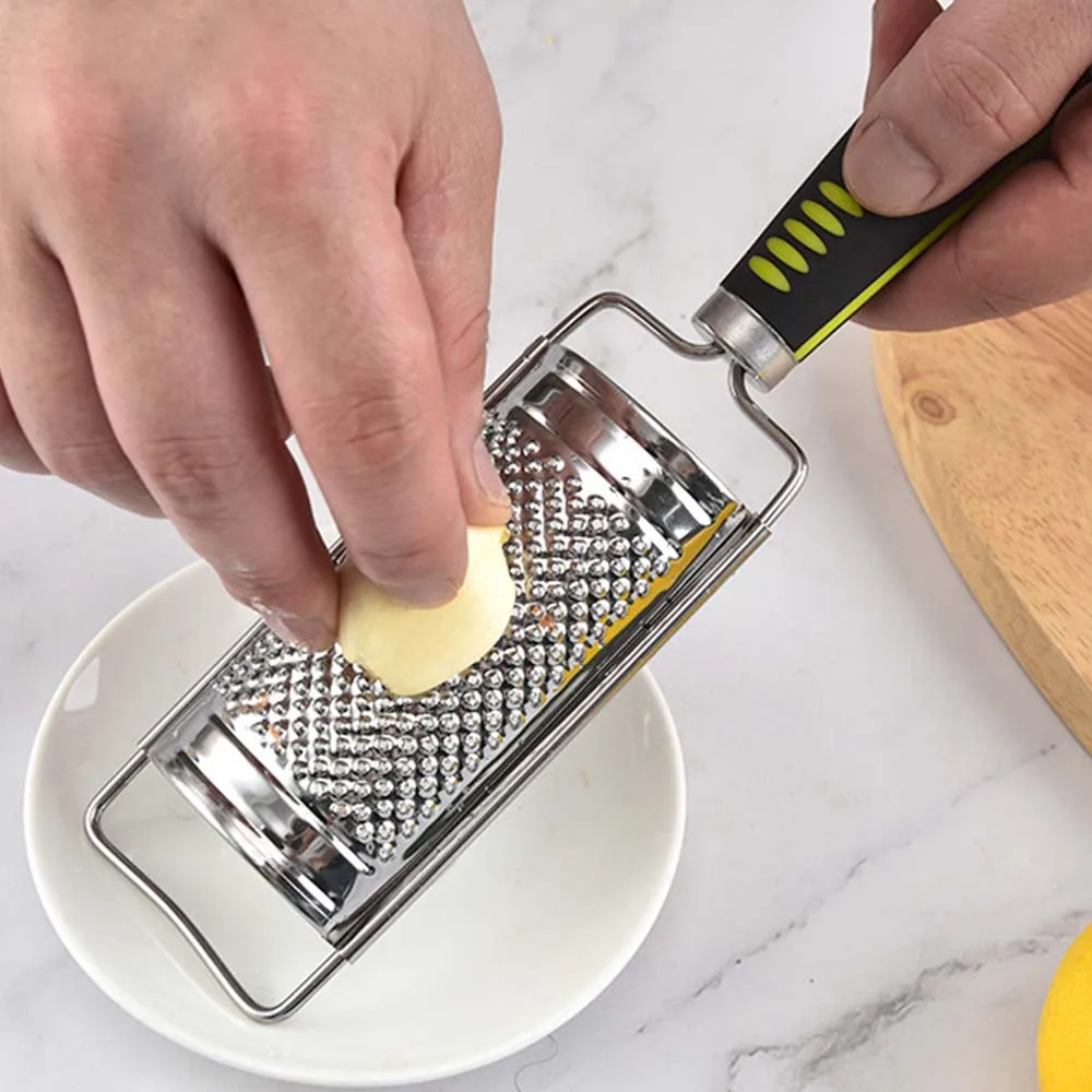Melon Grater Shredder Garlic Grater Radish Kitchen Gadgets Kitchen Stainless Steel Garlic Smasher Squeezer Manua Multifunctional