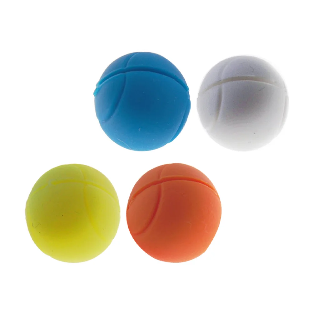 

4Pcs Tennis Racquet Dampeners Vibration Absorbing Silicone Insert for Player Comfort Control Universal Fit Sports Essential