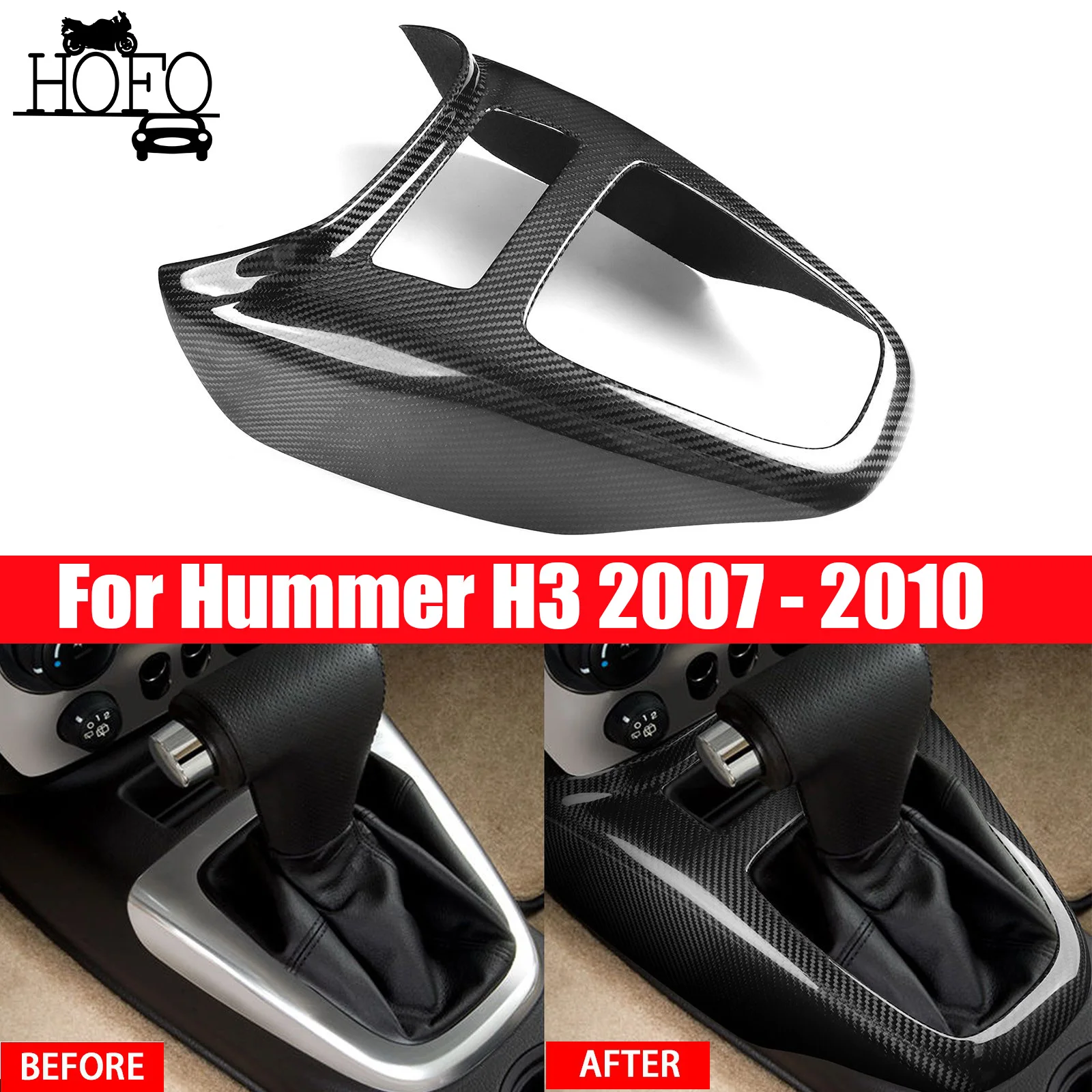 

Настоящая крышка центральной панели управления переключением передач из углеродного волокна для Hummer H3 2007-2010 2008 2009 2010