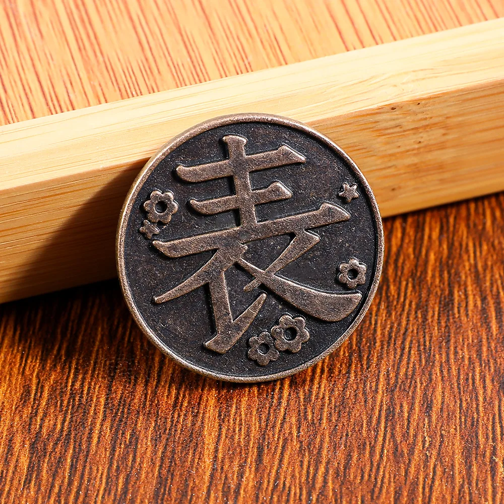 Anime Periphery Tsuyuri Kanawo Metal Commemorative Coins Fashion Charm Jewelry Accessory for Men And Women Gift - view 5