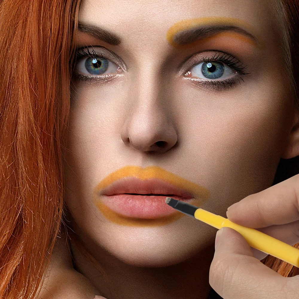 10g Highly Pigmented Mapping Paste Microblading Eyebrows Lip Shape Mark Positioning Design Paste Tattoo Brows Contour Tools