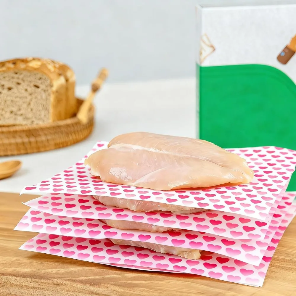 50PCS Wax Paper Sheets - 9.8x8.5